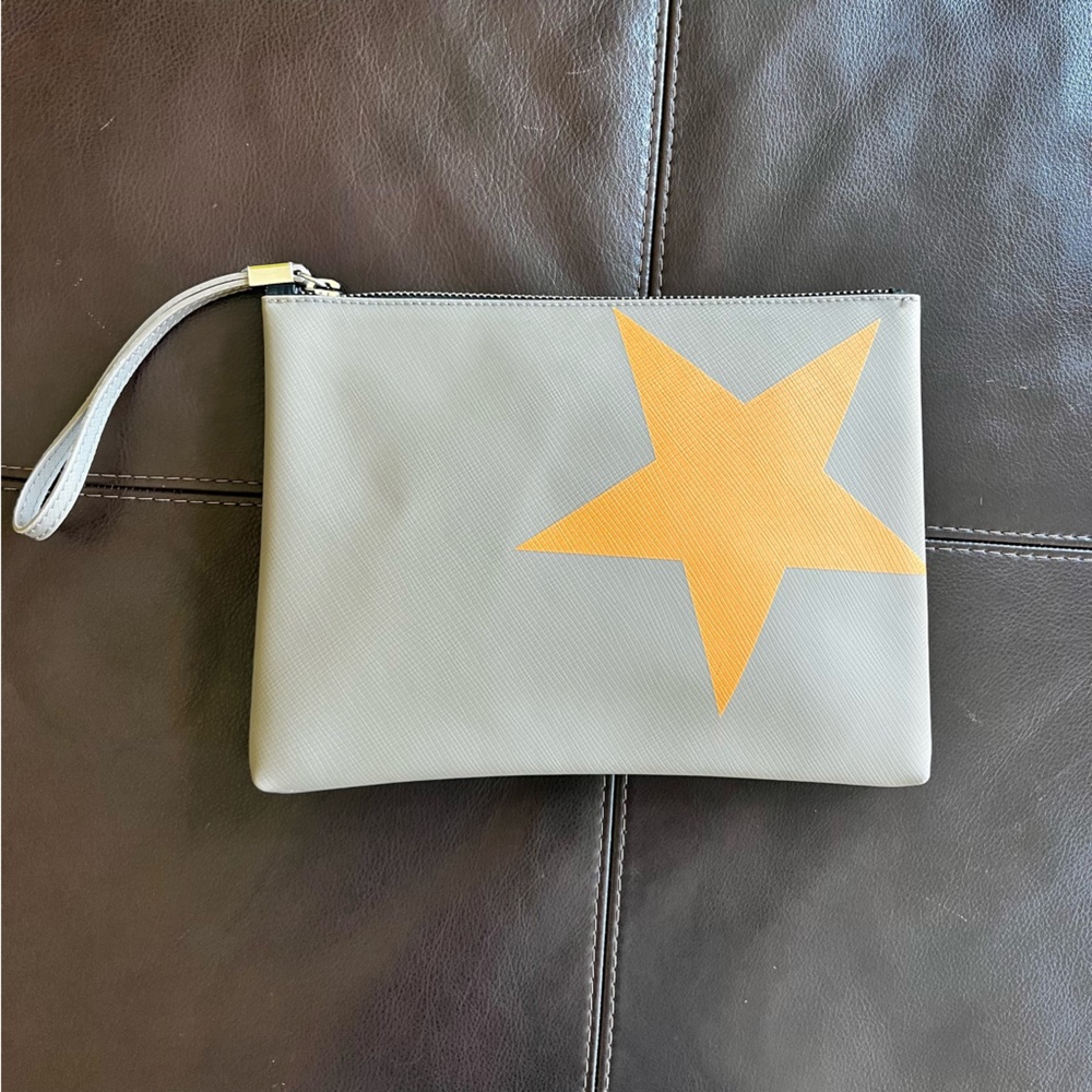GUM Gianni Chianni DesignTaupe Clutch Wristlet Purse, NWOT